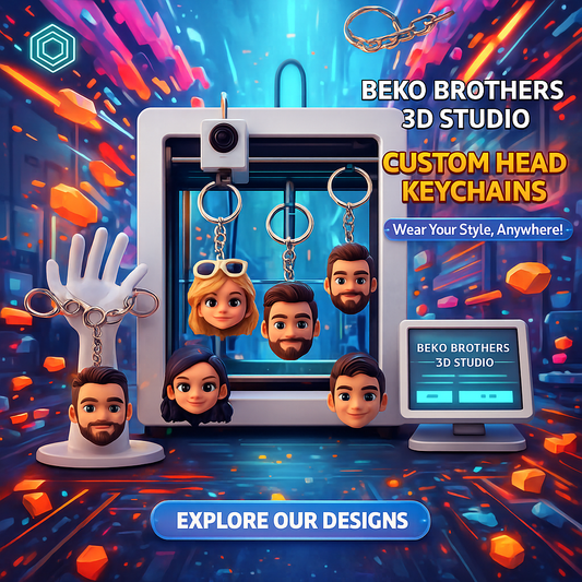 Custom 3D Keychain – Personalized Mini Figure